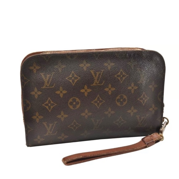 Louis Vuitton Orsay Clutch Monogram Brown - Picture 1 of 12